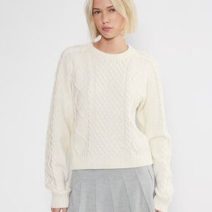 Aritzia Sunday Best Lima Sweater in Cream